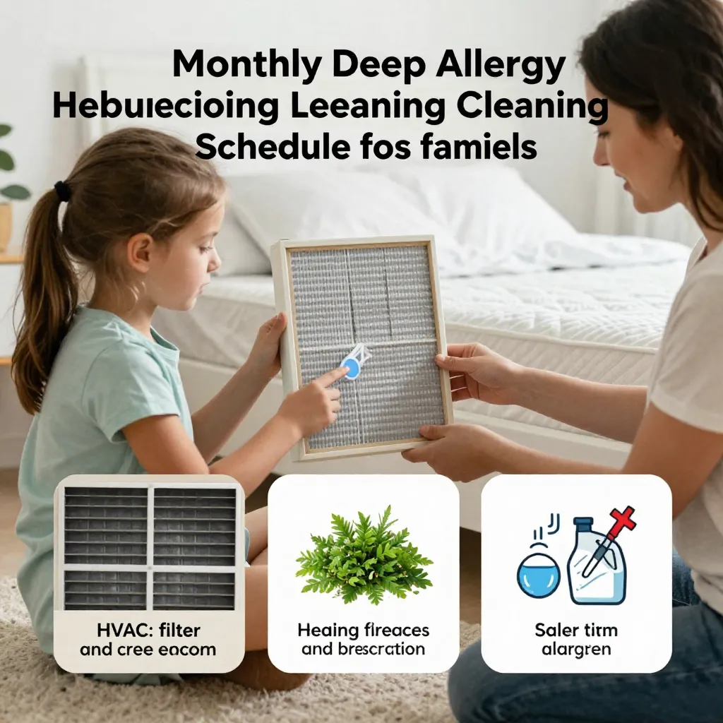 Organized cleaning supplies on shelf